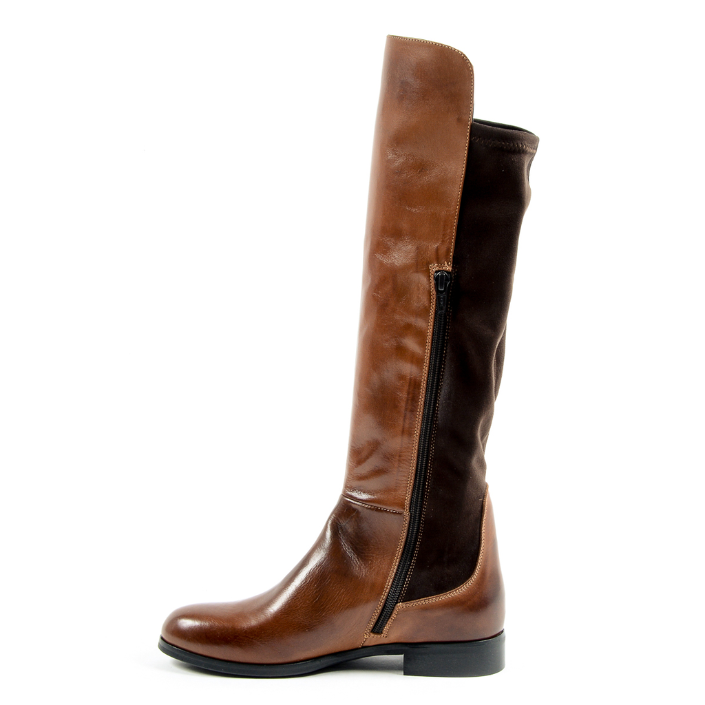 V 1969 Italia Womens High Boot Brown GRAPE