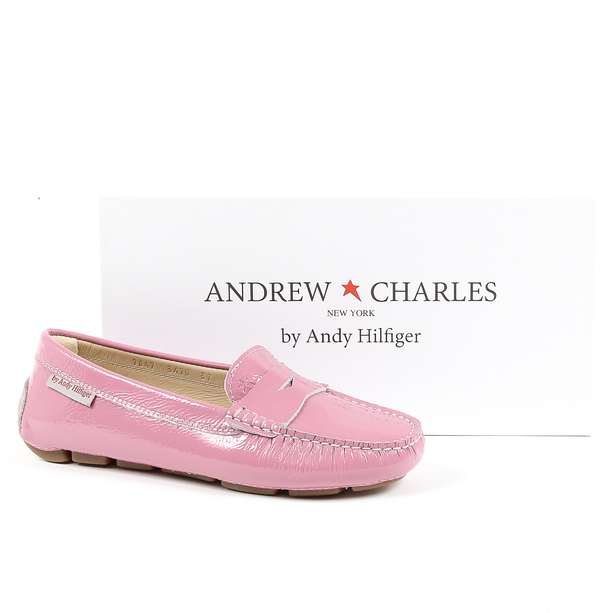 Mocasines Andrew Charles para mujer, color rosa MAX