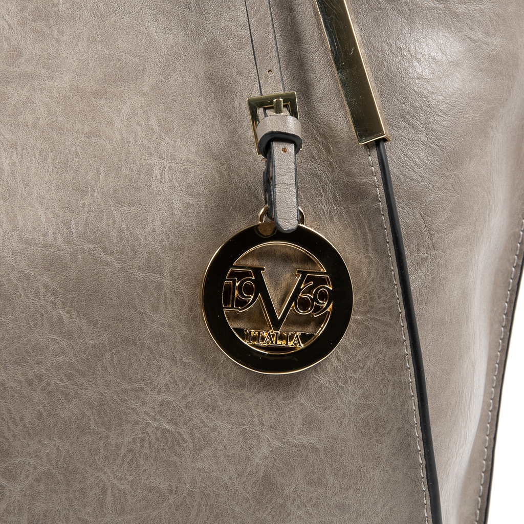 Bolso de mano para mujer V 1969 Italia gris REBECCA
