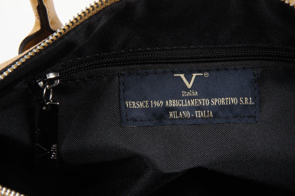 Bolso de mano para mujer V 1969 Italia V014 S MOSTAZA
