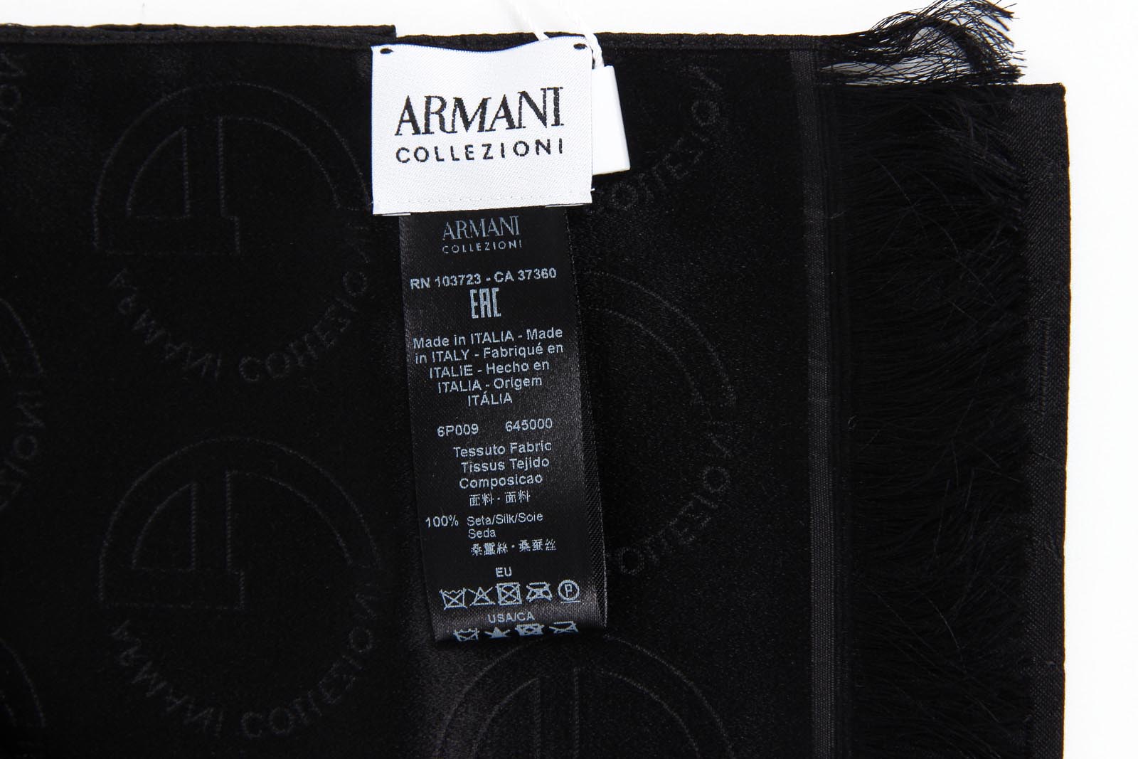 Bufanda para hombre Armani Collezioni 645000 6P009 00020