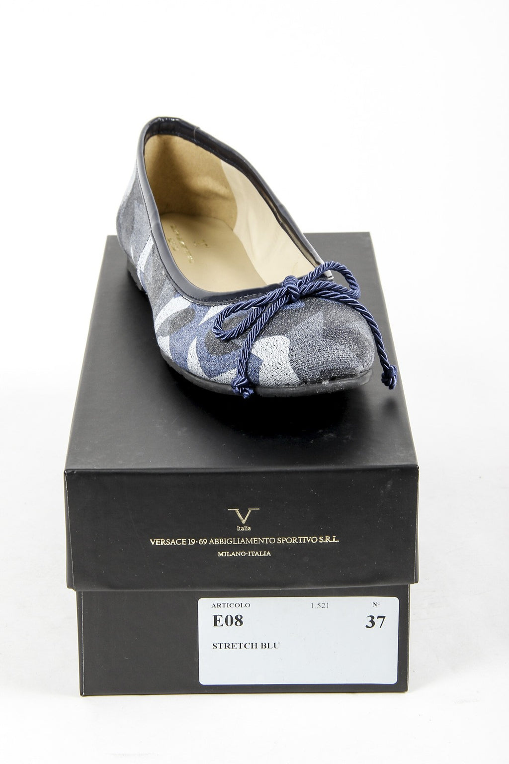 V 1969 Italia Bailarina para mujer E08 STRETCH BLU