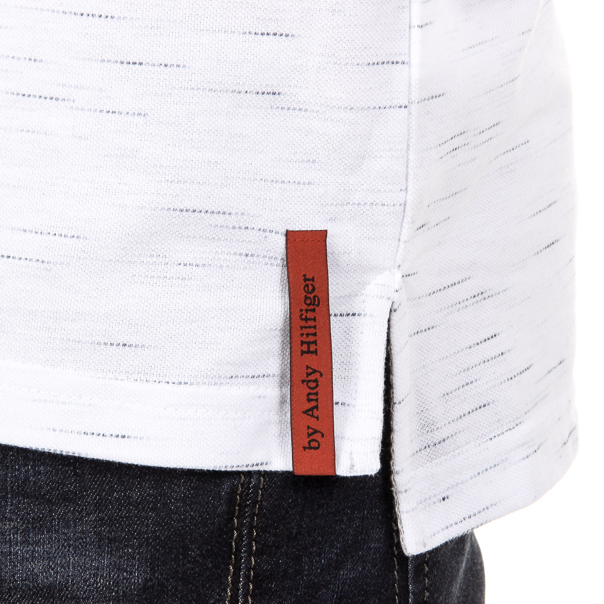 Andrew Charles Mens Polo Short Sleeves White THOMAS