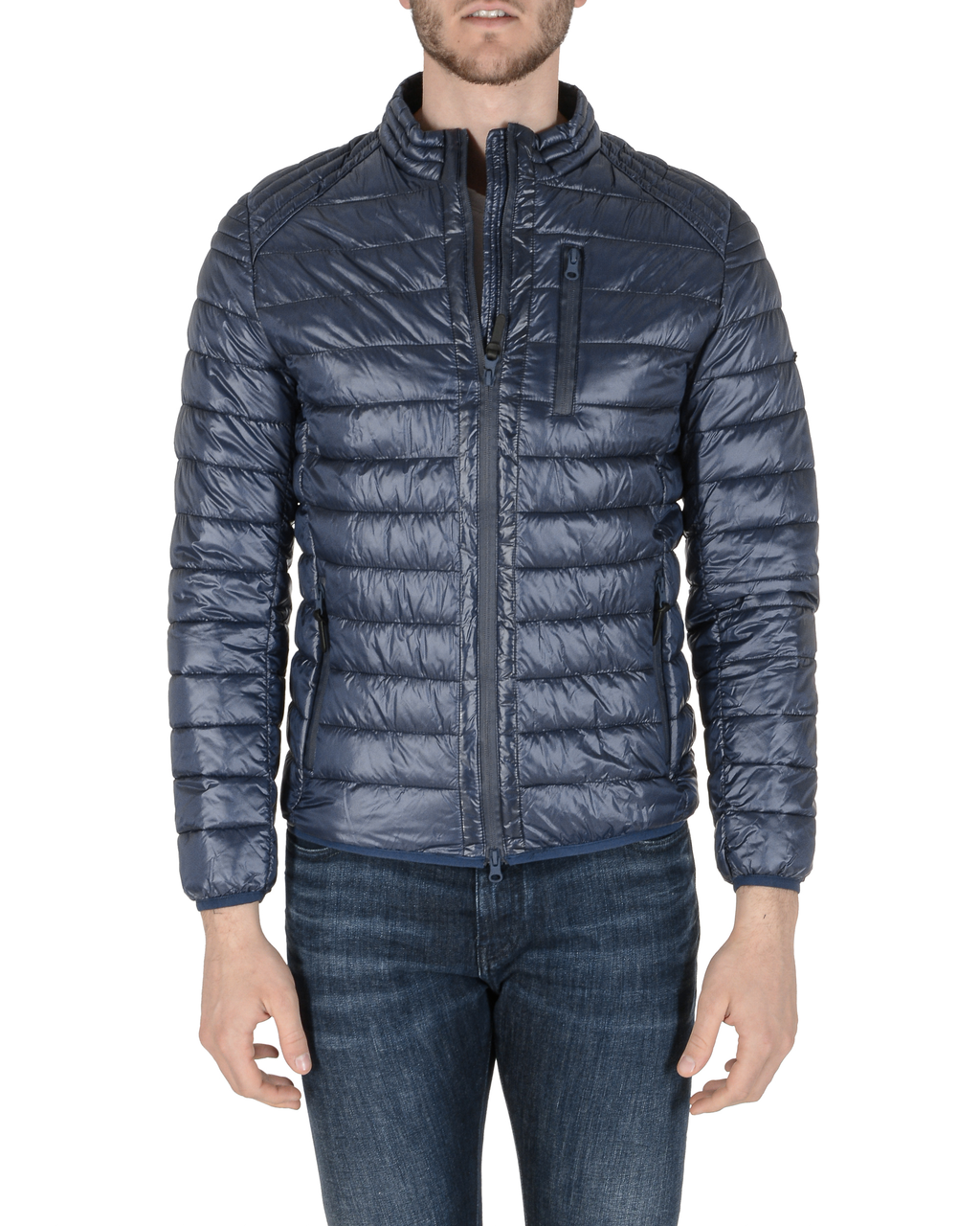19V69 Italia Chaqueta para hombre Azul Marino RICHARD AZUL MARINO