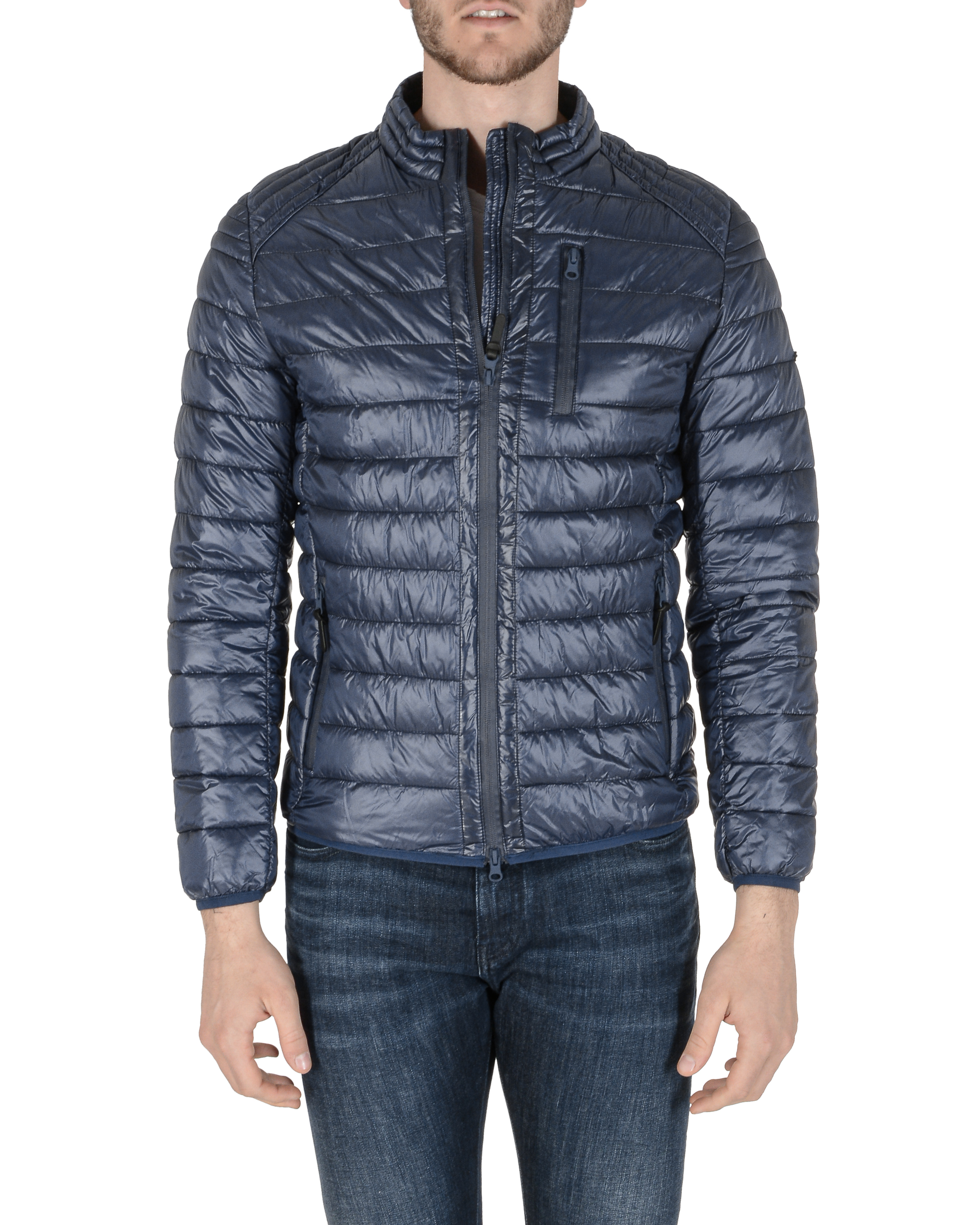 19V69 Italia Chaqueta para hombre Azul Marino RICHARD AZUL MARINO
