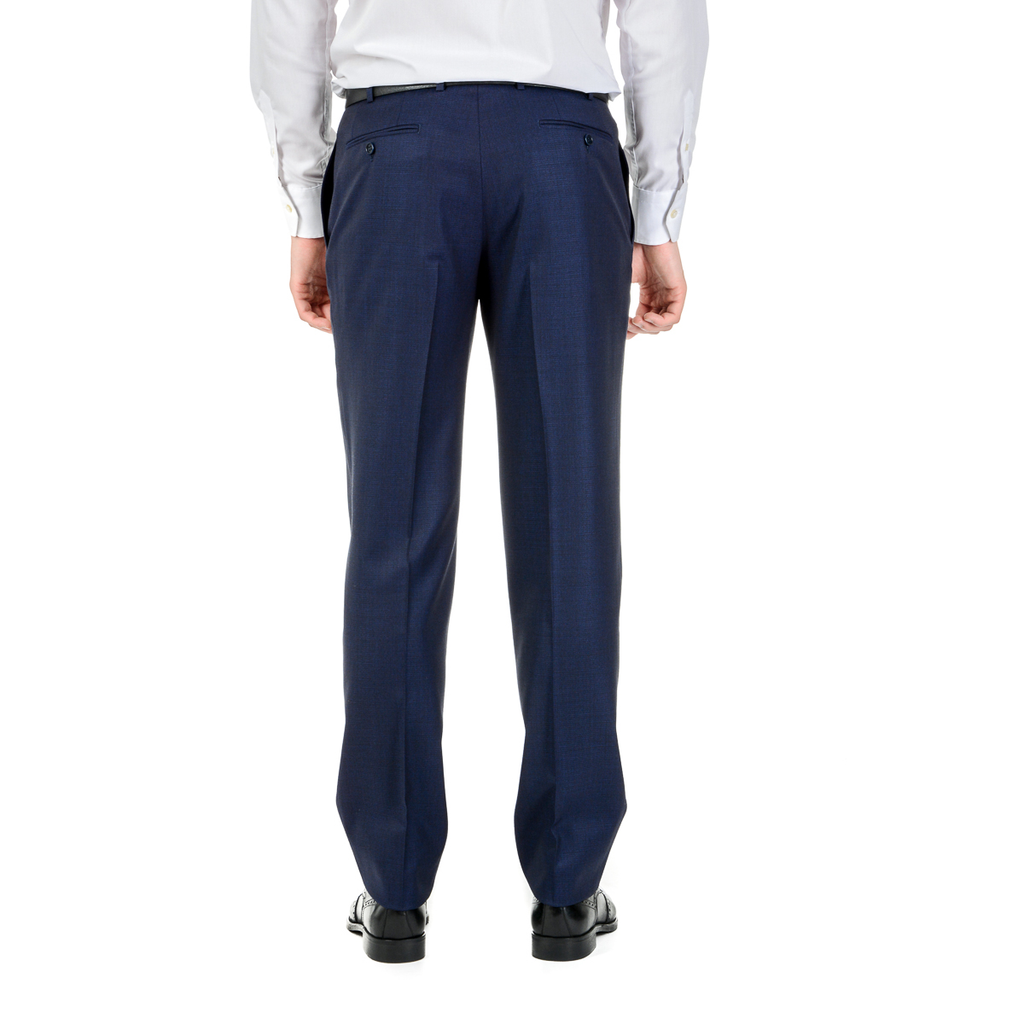 Canali Mens Suit Long Sleeves Blue Water Resistant