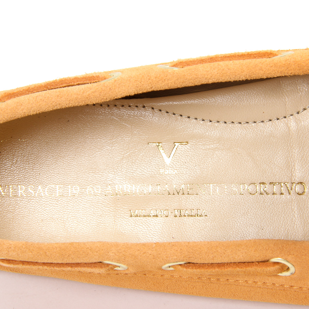 Mocasines V 1969 Italia para mujer, color naranja, PISA
