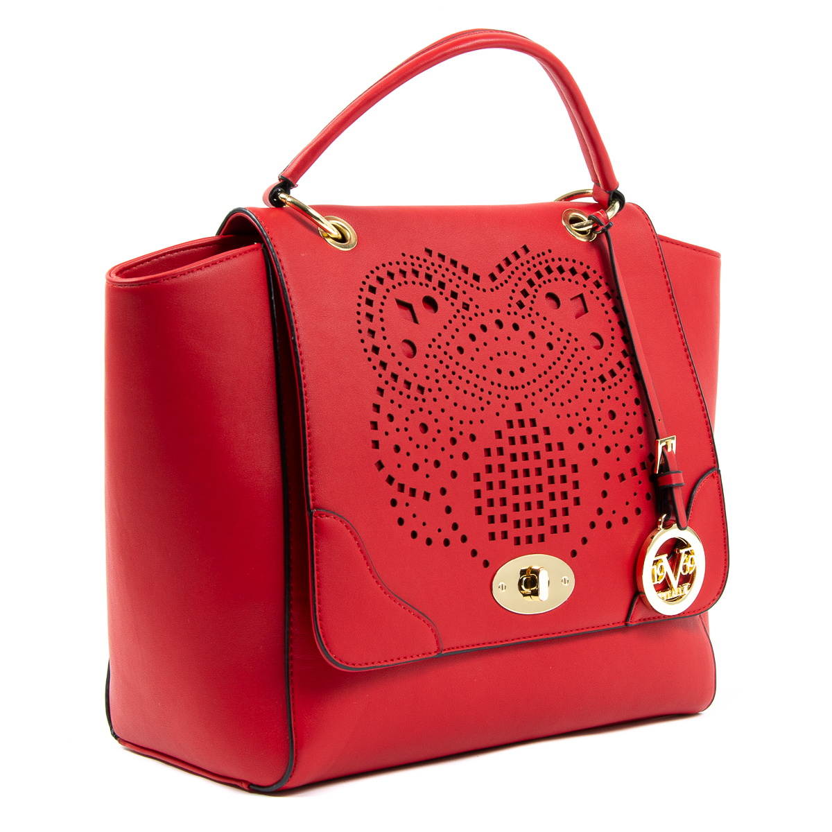Bolso de mano para mujer V 1969 Italia rojo BEATRICE