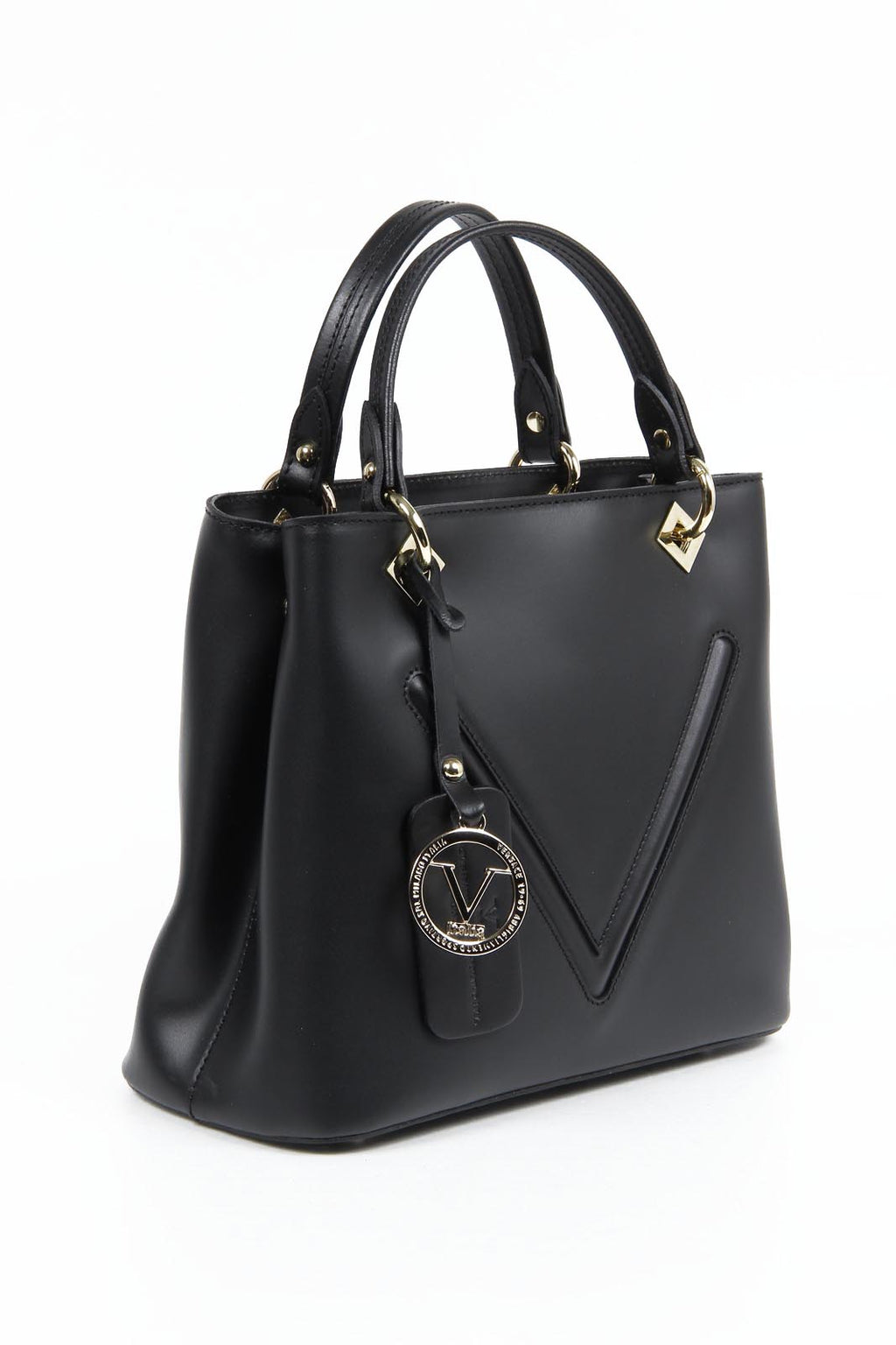 Bolso de mano para mujer V 1969 Italia V004 RUGA NEGRO