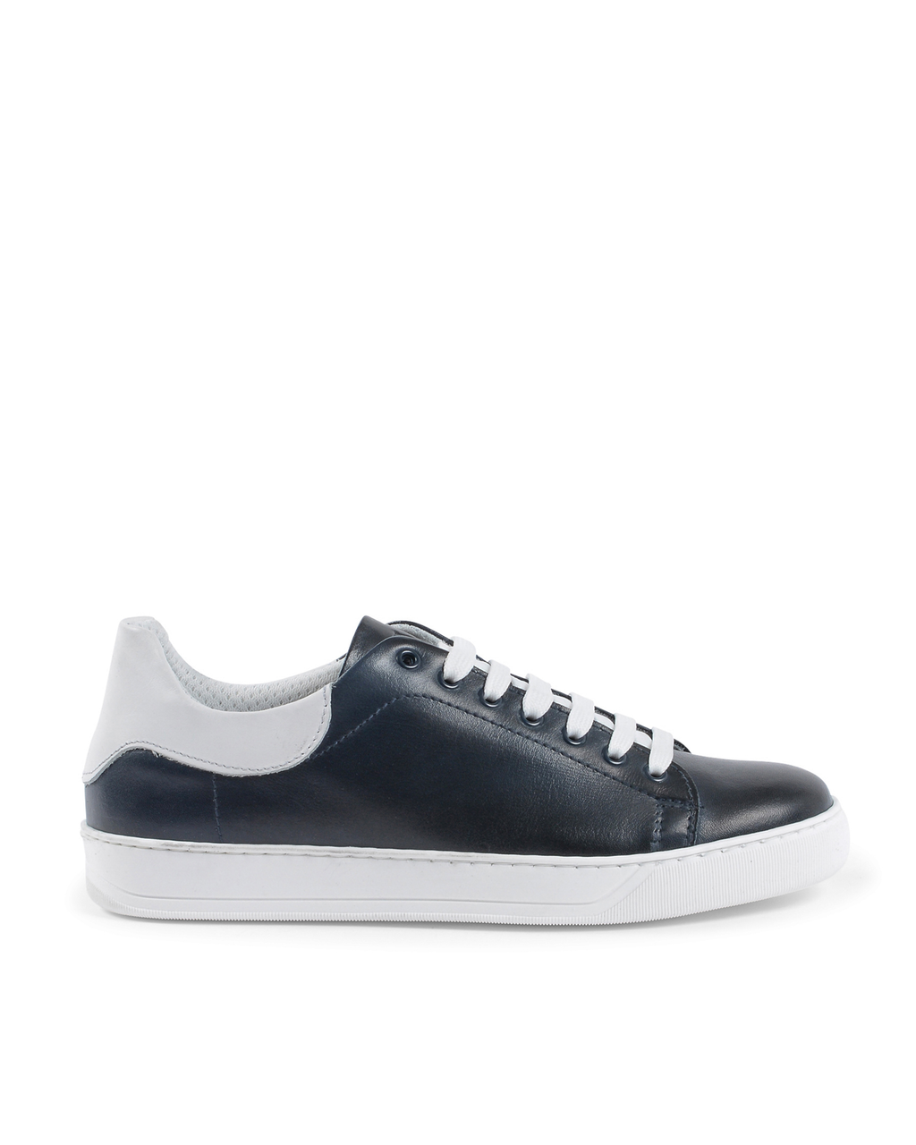 19V69 Italia Mens Sneaker Blue White 2120 CRUST BLU PELLE BIANCO