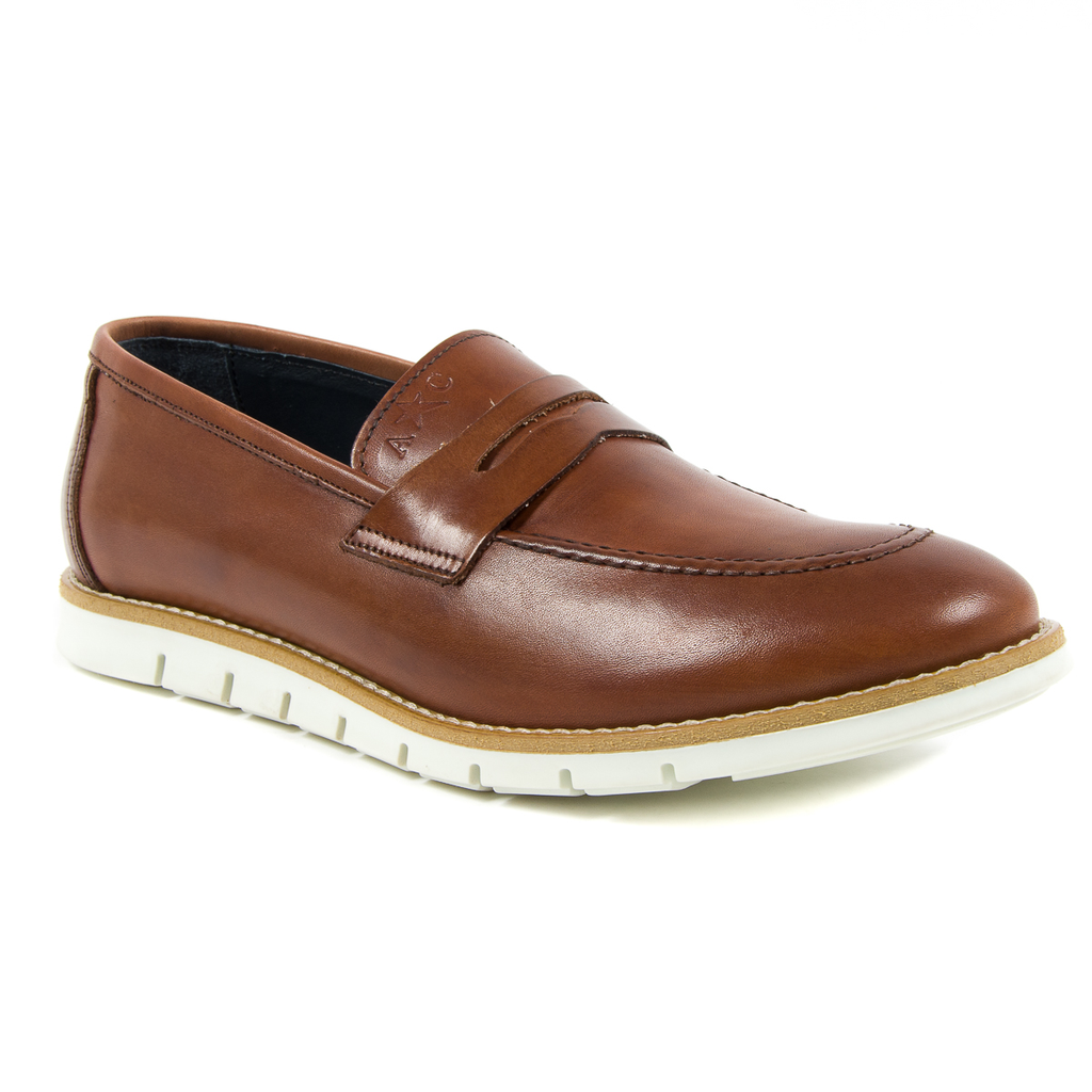 Mocasines Andrew Charles para hombre, color marrón, SEAN