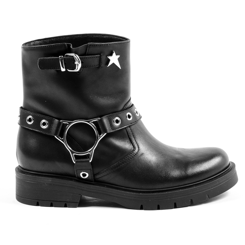 Andrew Charles Womens Short Boot Black ARETHA