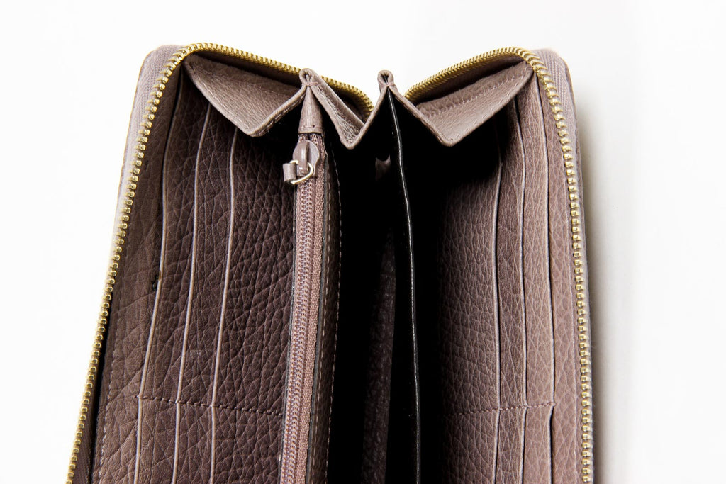 Bolso Gucci de lona con flecos de bambú y cremallera para mujer