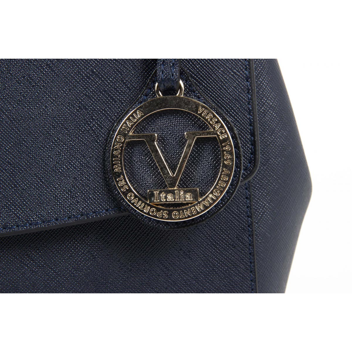 Bolso de mano para mujer V 1969 Italia VE09 AZUL MARINO