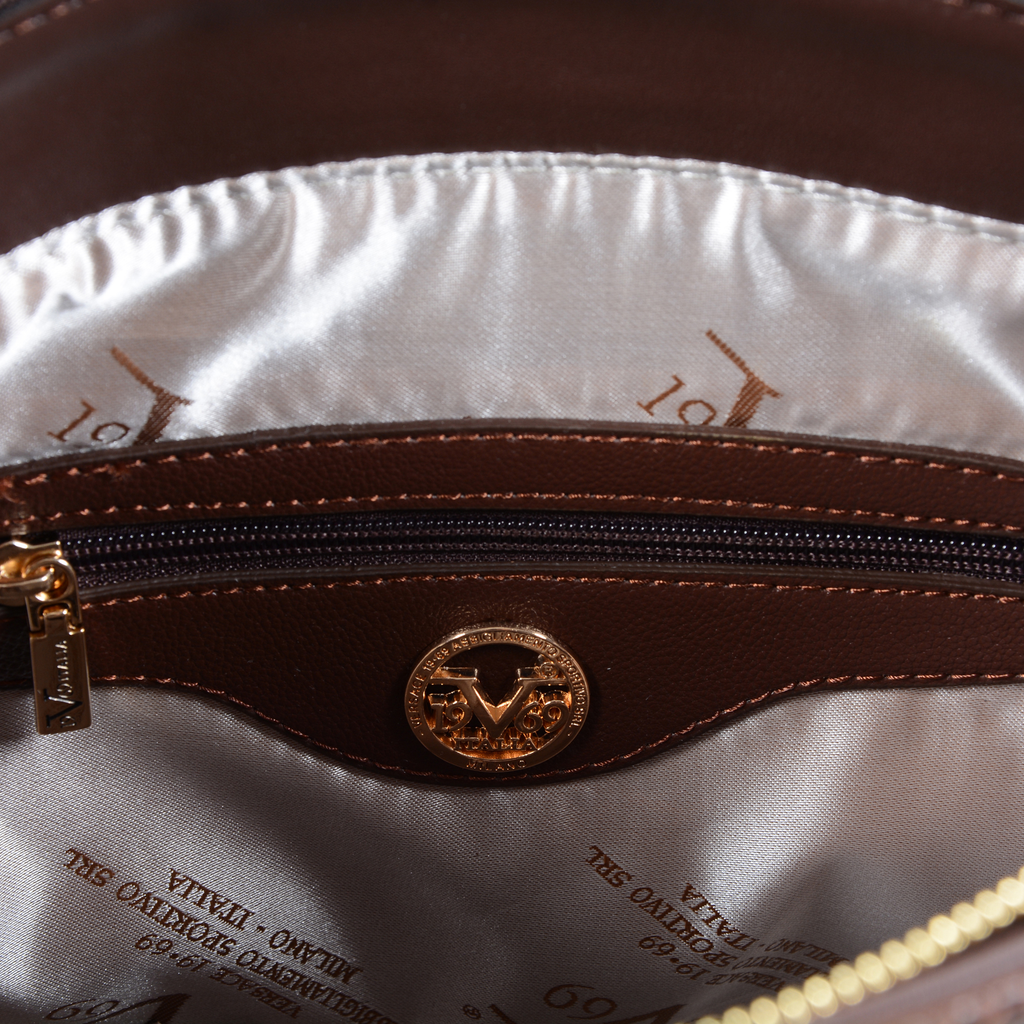 V 1969 Italia Womens Handbag Brown PORTO