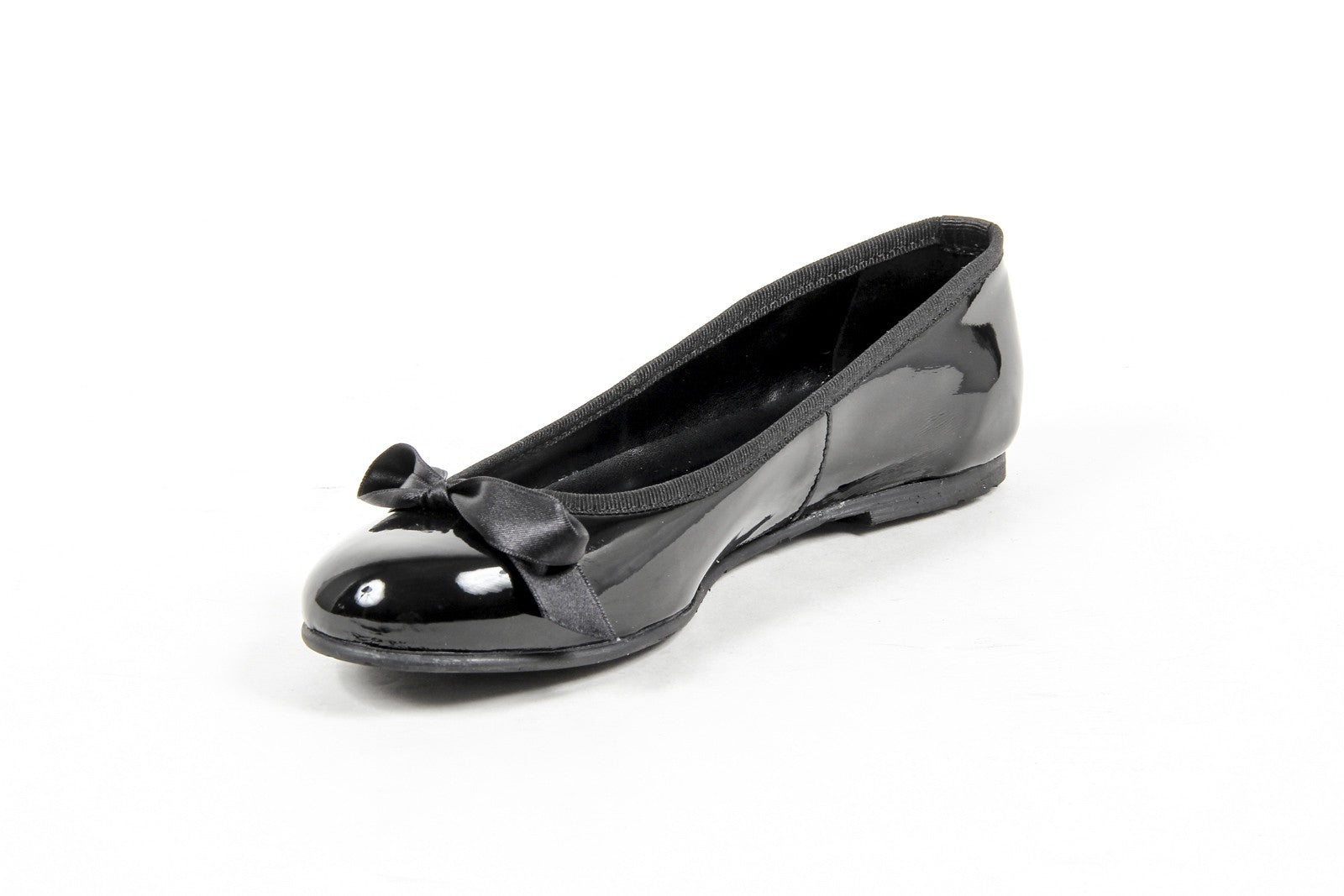 Bailarina Mujer V 1969 Italia E08 VERNICE NERO NASTRO