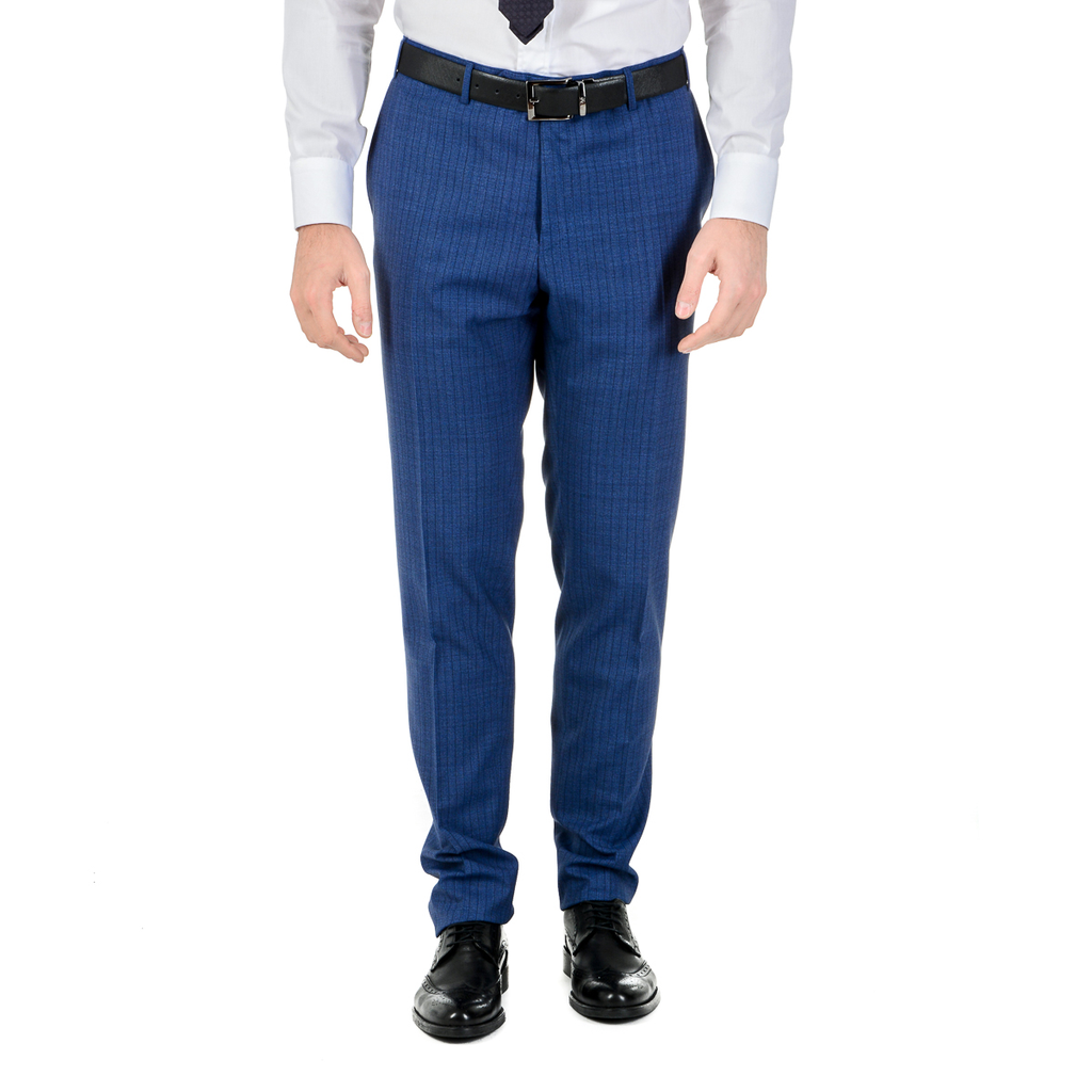 Canali Mens Suit Long Sleeves Blue