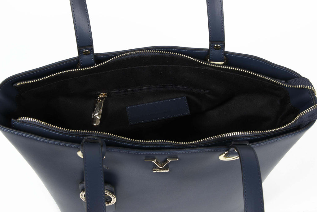 Bolso de mano para mujer V 1969 Italia V009 RUGA BLU