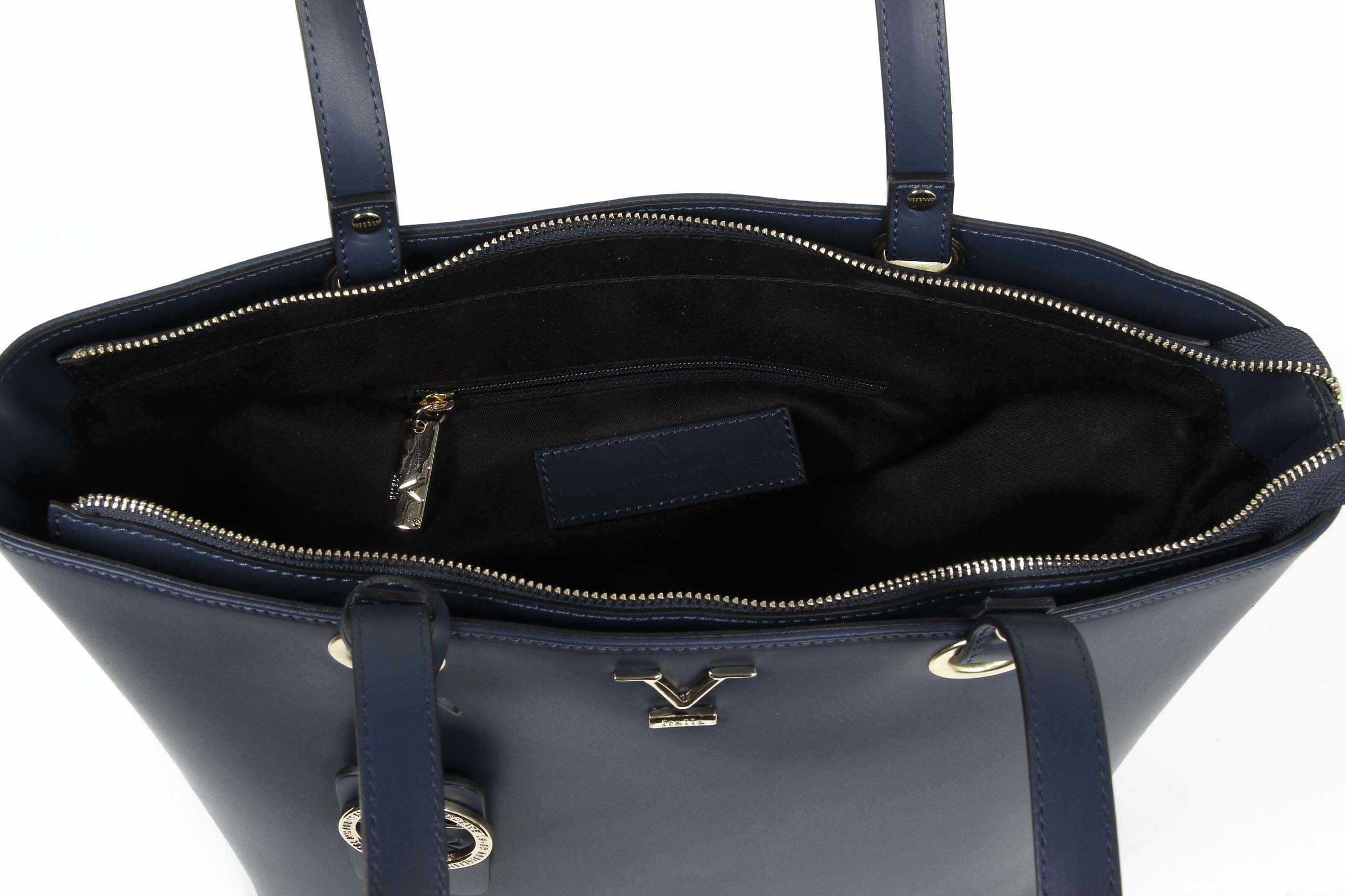 Bolso de mano para mujer V 1969 Italia V009 RUGA BLU