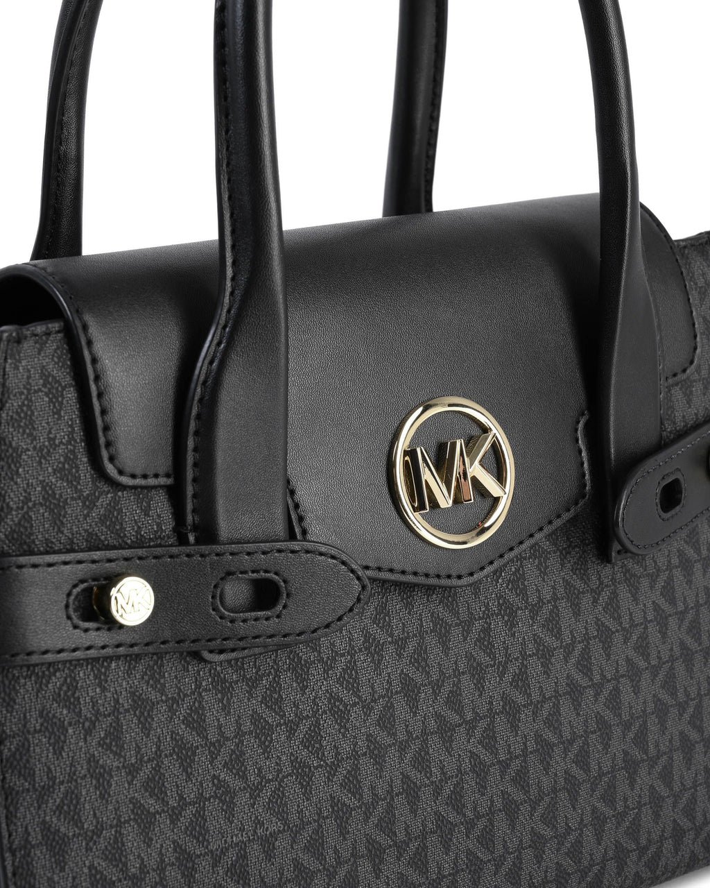 Bolso de mano mediano con solapa Michael Kors 35S2GNMS5B negro multi