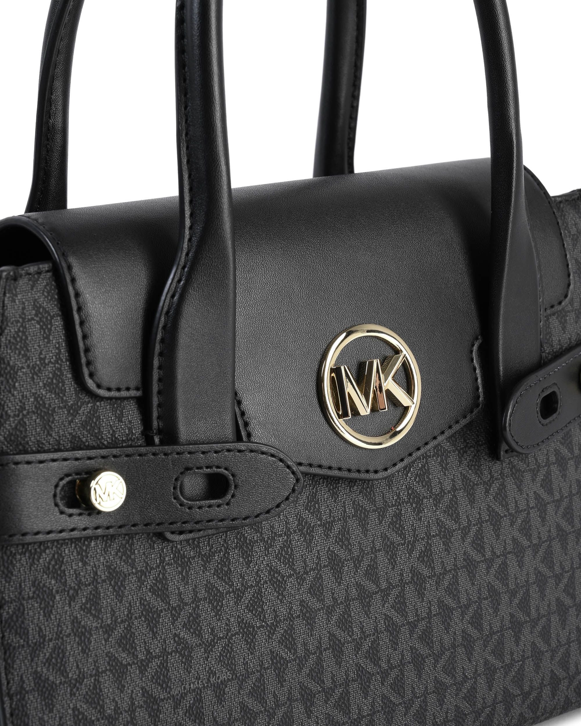 Bolso de mano mediano con solapa Michael Kors 35S2GNMS5B negro multi