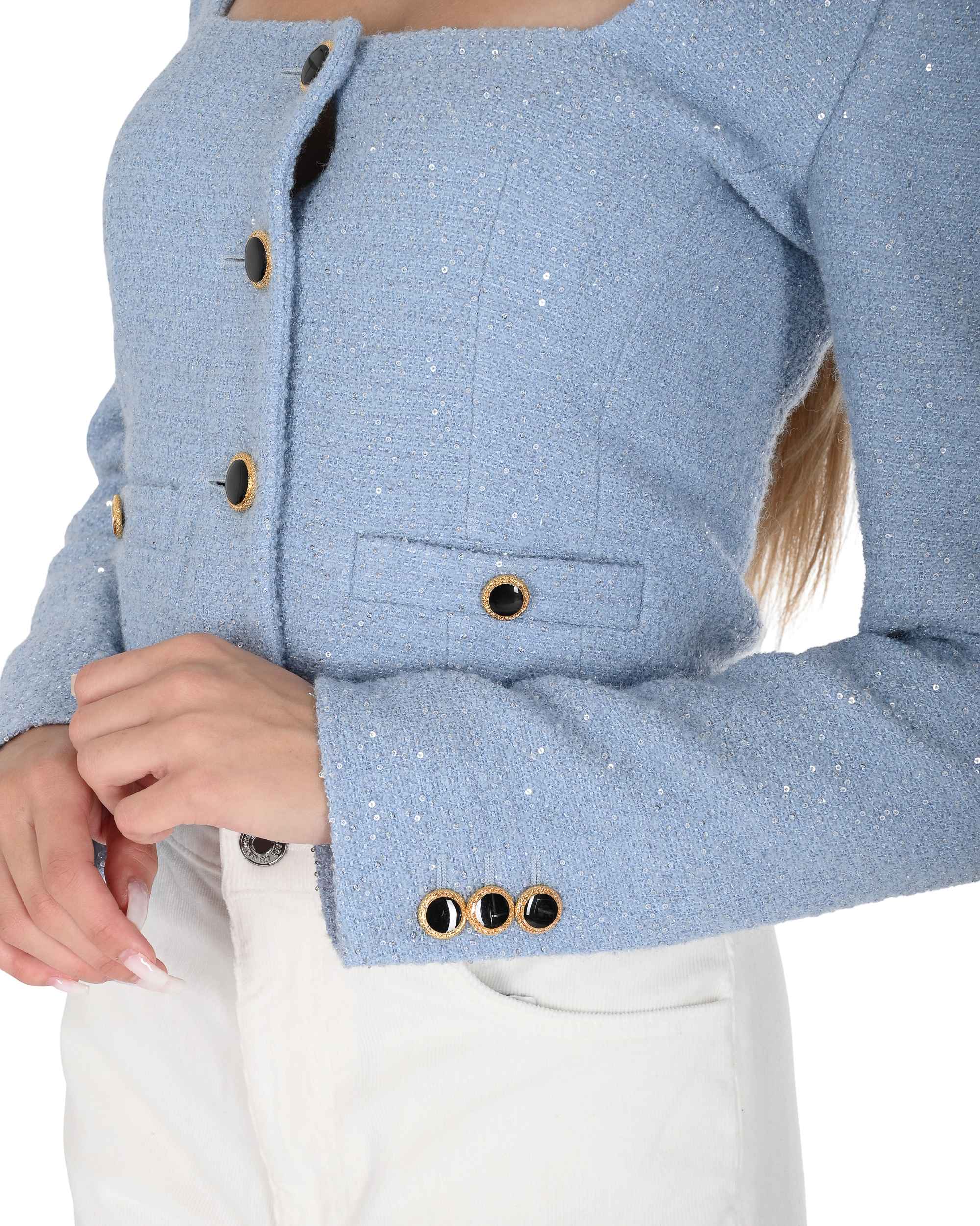 Chaqueta de mujer Alessandra Rich FABX3839F4382 1871 502