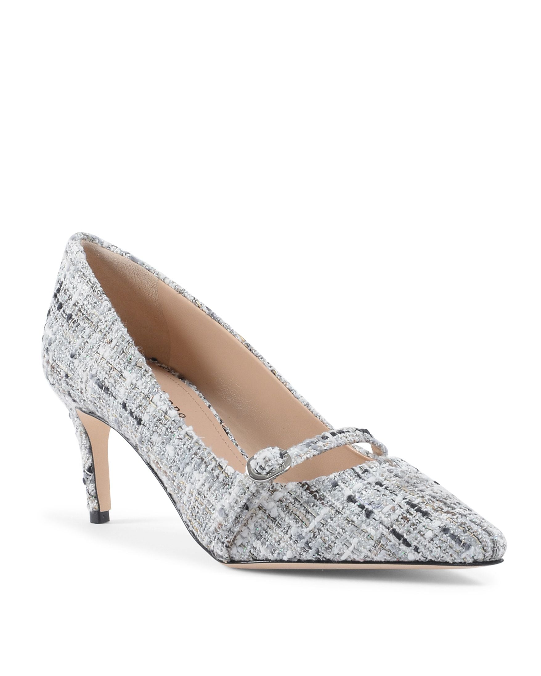 Zapatos Mary Jane con tacón de lazo tipo violín