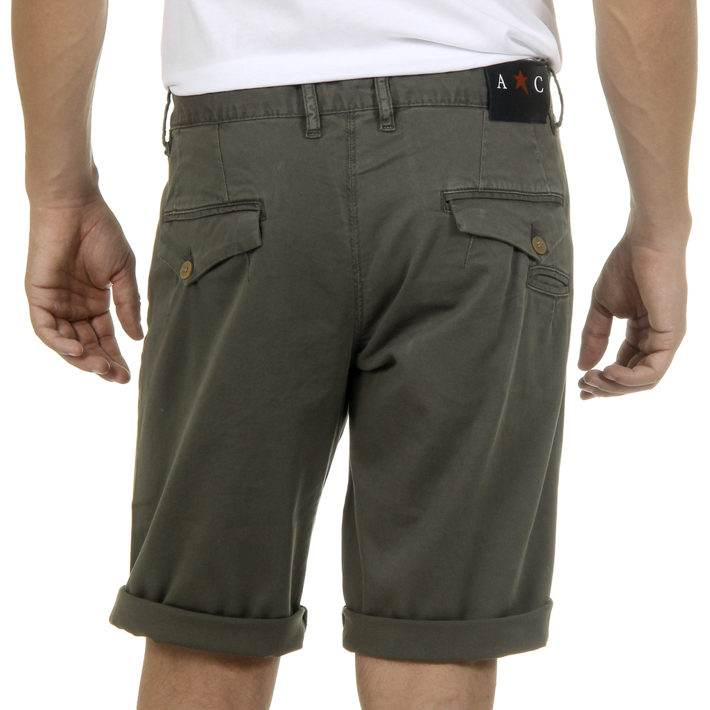 Pantalones cortos para hombre Andrew Charles verde SADECK