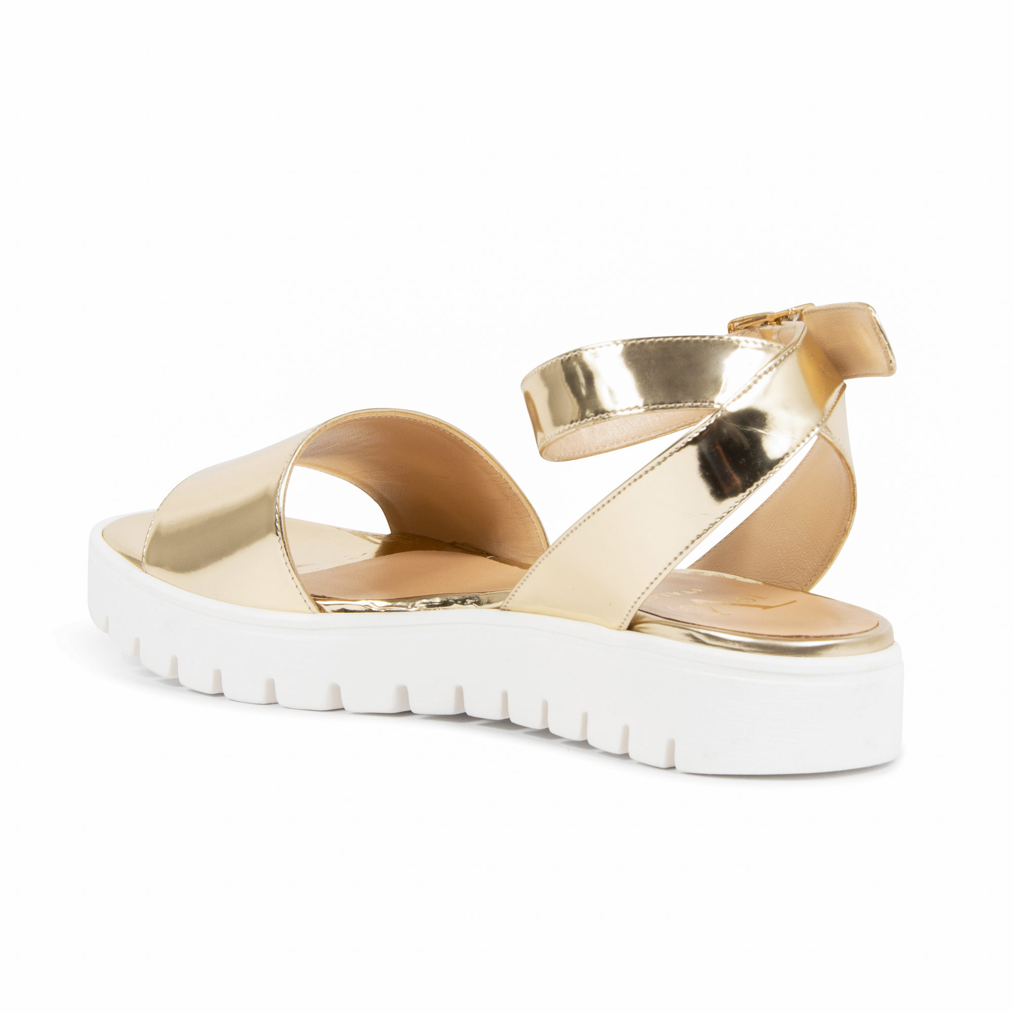 V1969 Italia Womens Platform Sandal Platinum E3128 SPECCHIO STOP MET PLATINO