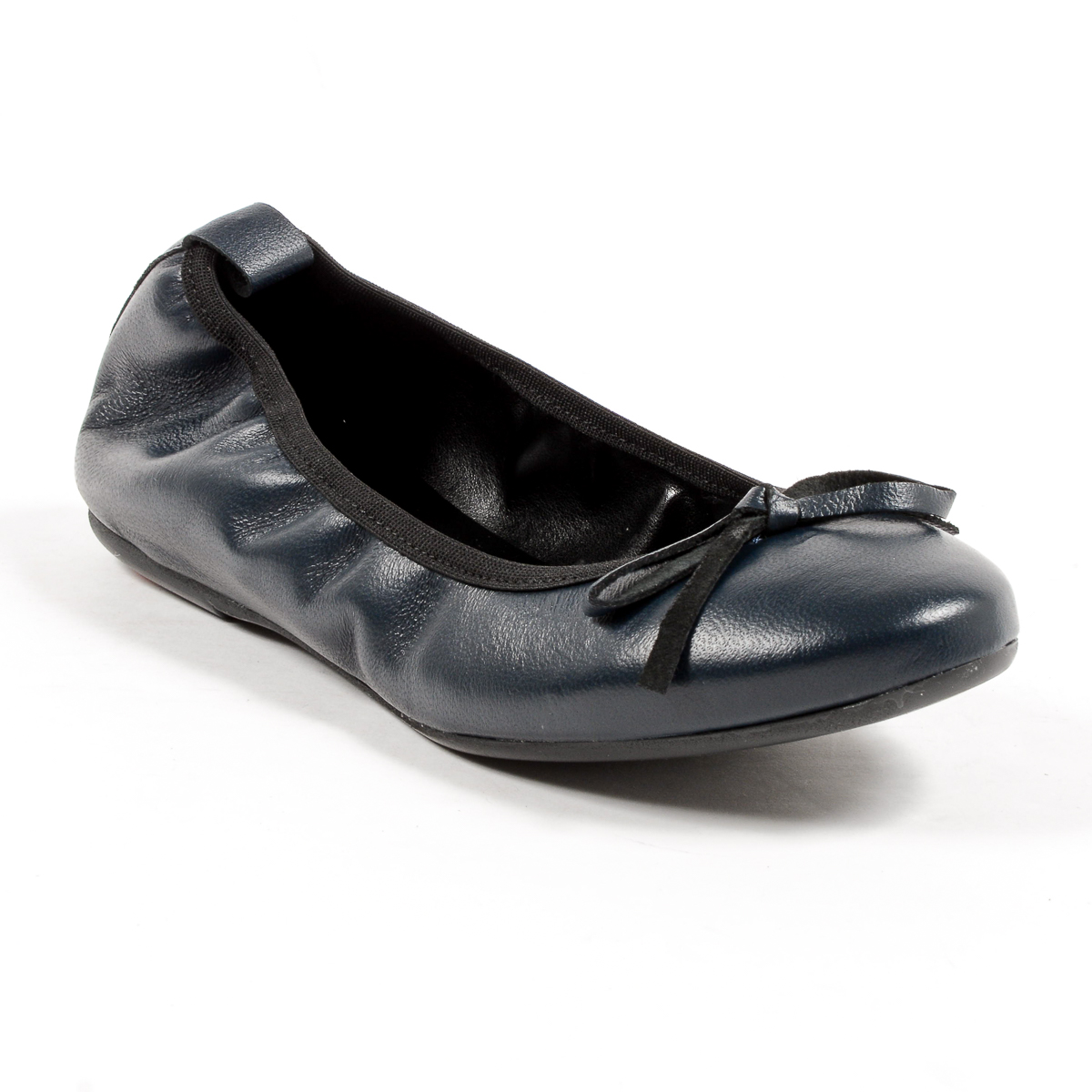Andrew Charles Womens Soft Ballerina Dark Blue GWEN