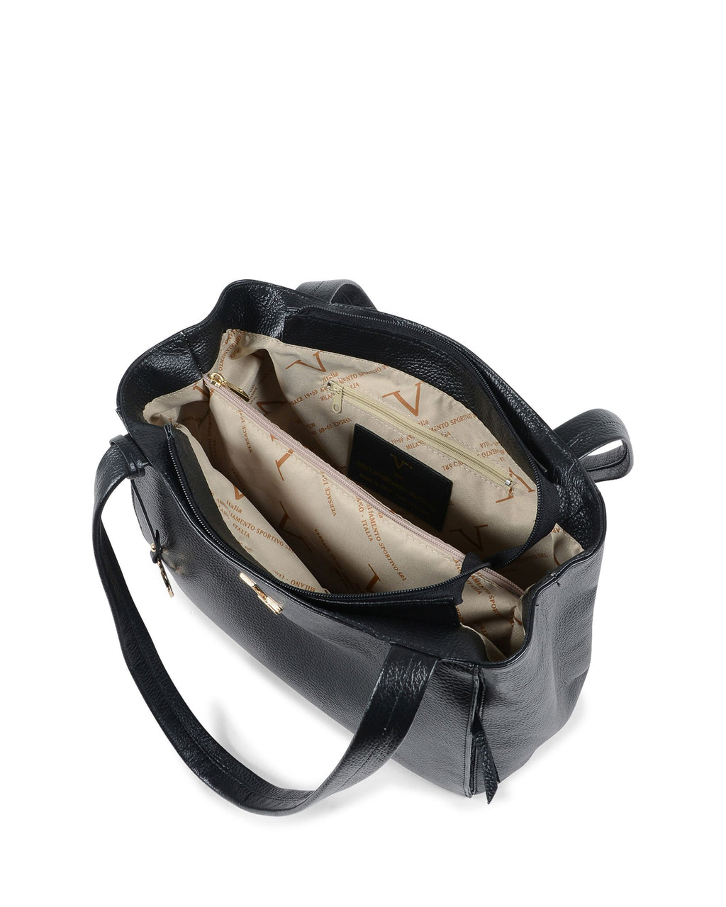 Bolso de mano para mujer V Italia negro VE0792 NERO