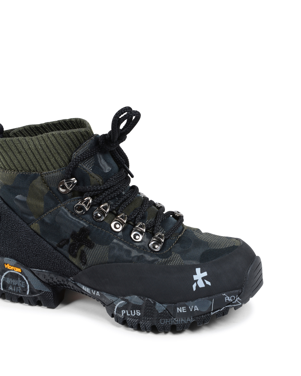 Premiata Womens Trekking Sneaker Military Green LOUTRECK 124