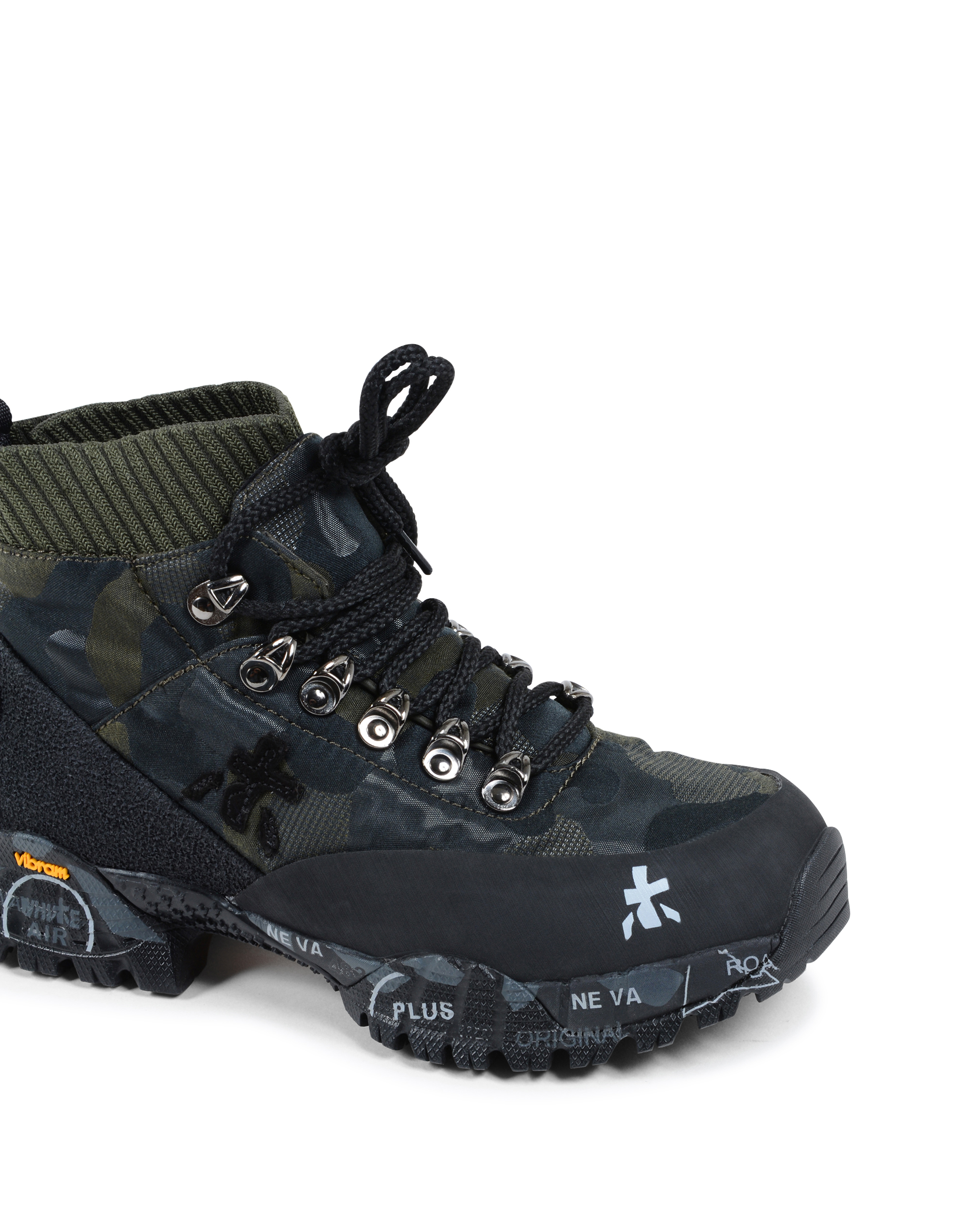 Premiata Womens Trekking Sneaker Military Green LOUTRECK 124