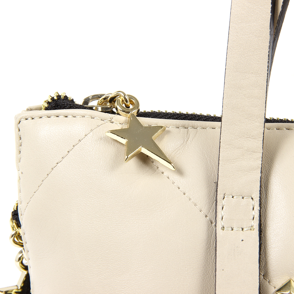 Bolso de mano para mujer Andrew Charles Beige YAZMIN