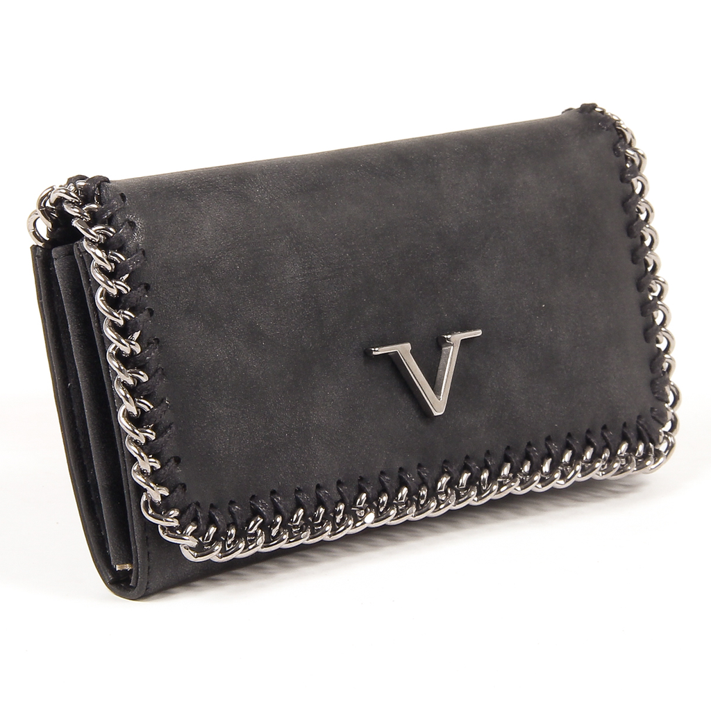 V 1969 Italia Monedero de mujer Negro VENUS