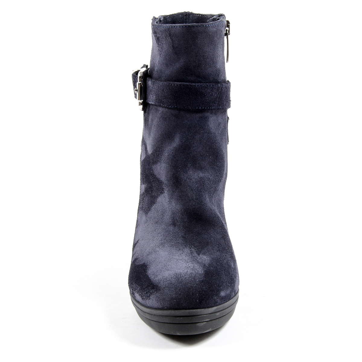 V 1969 Italia Botín de tacón para mujer Azul SAMANTHA