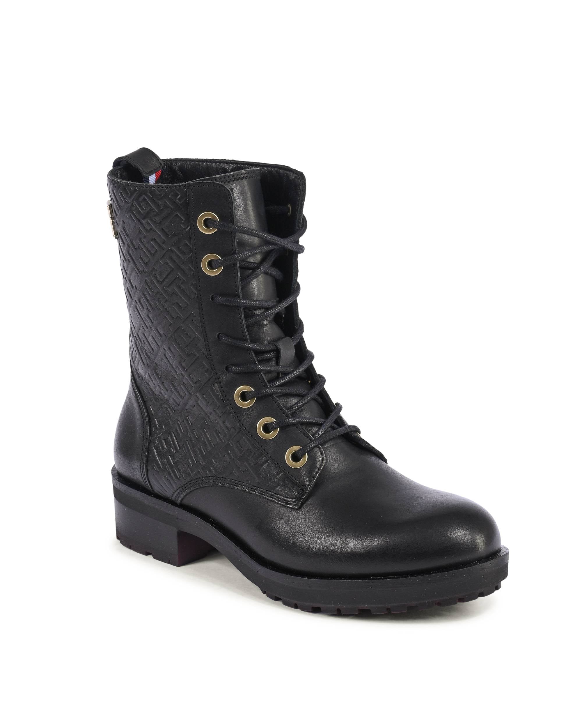 Botas Tommy Hilfiger para mujer NEGRAS FW0FW06817BDS