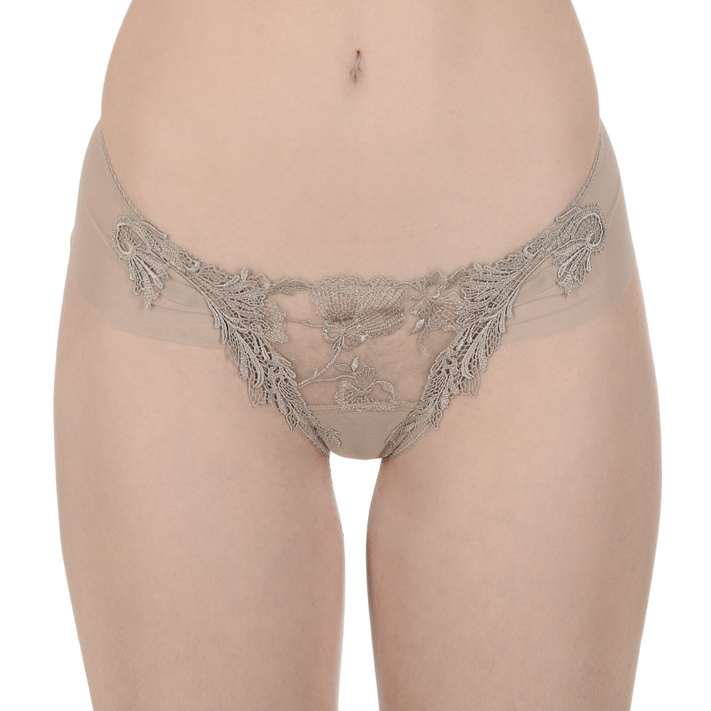 La Perla Top para mujer enagua beige