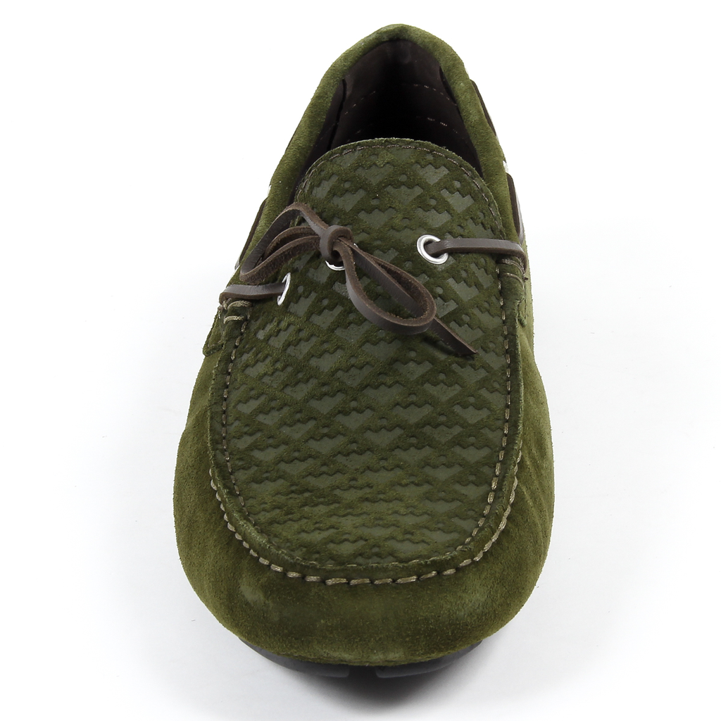 Mocasines V 1969 Italia para hombre, color verde, KARL
