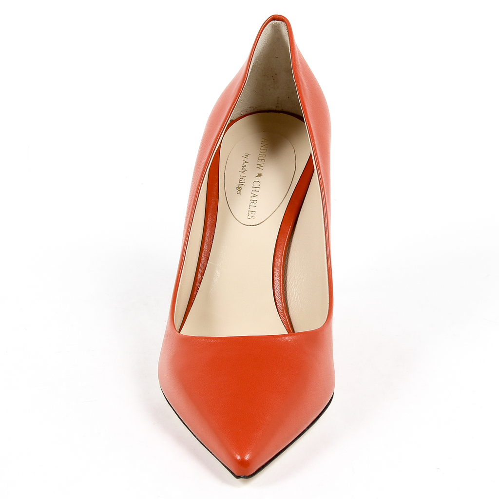 Andrew Charles Womens Pump Red MIA