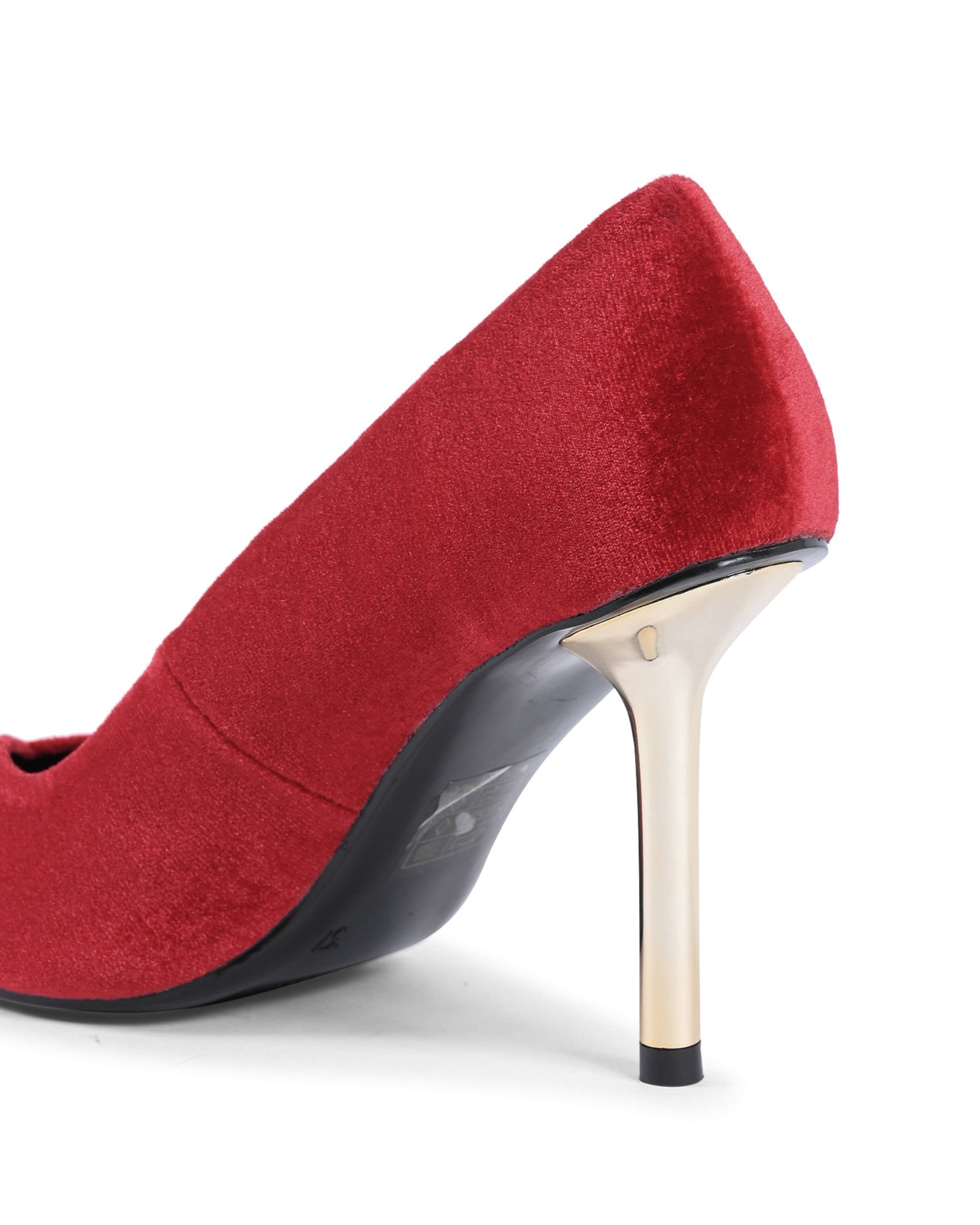 19V69 Italia Zapatos de salón para mujer rojos HF091 ROSSO