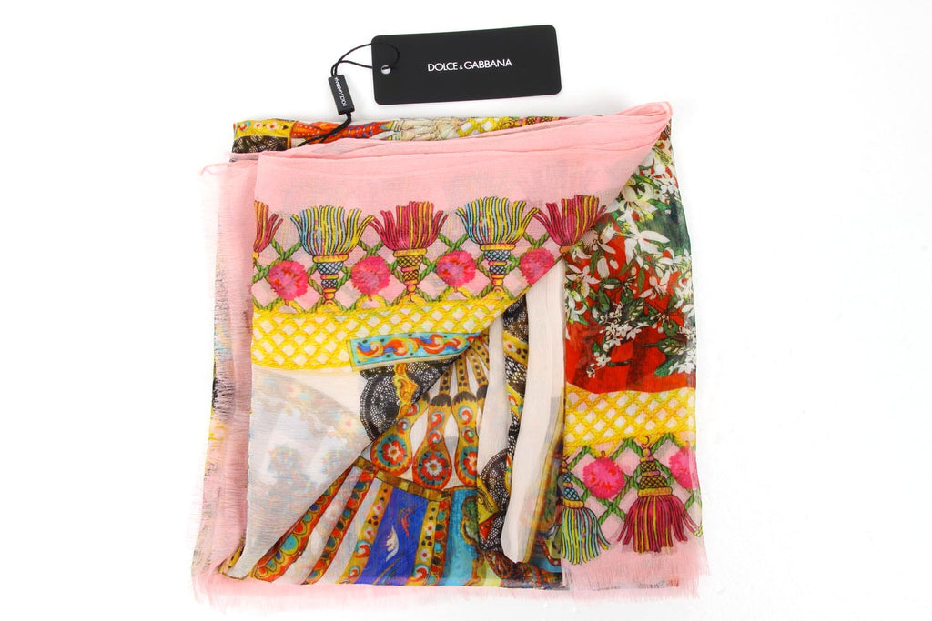 Pañuelo de seda para mujer Dolce & Gabbana FS094A GD540 X0803