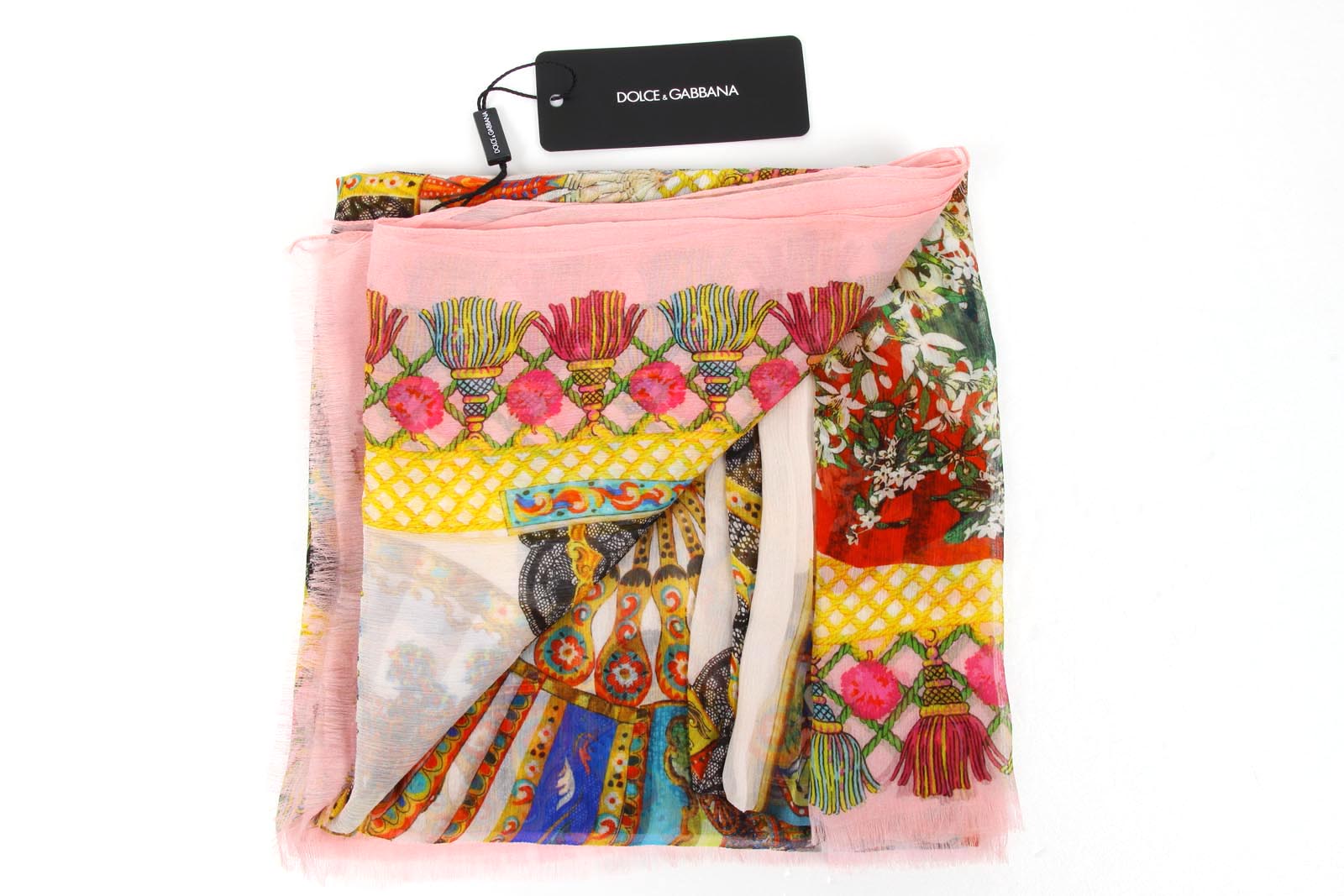 Pañuelo de seda para mujer Dolce & Gabbana FS094A GD540 X0803