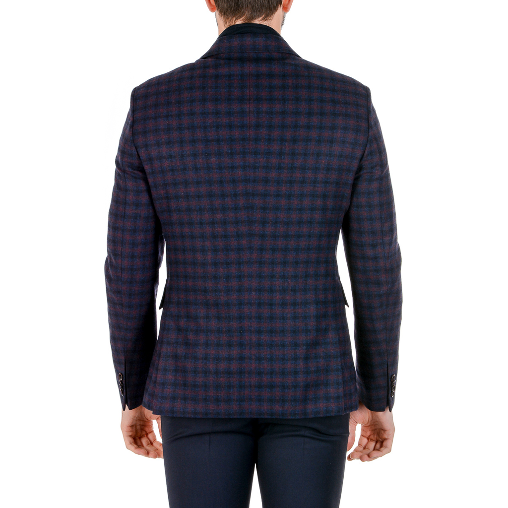 Chaqueta Giancarlo Sarto para hombre, manga larga, azul oscuro