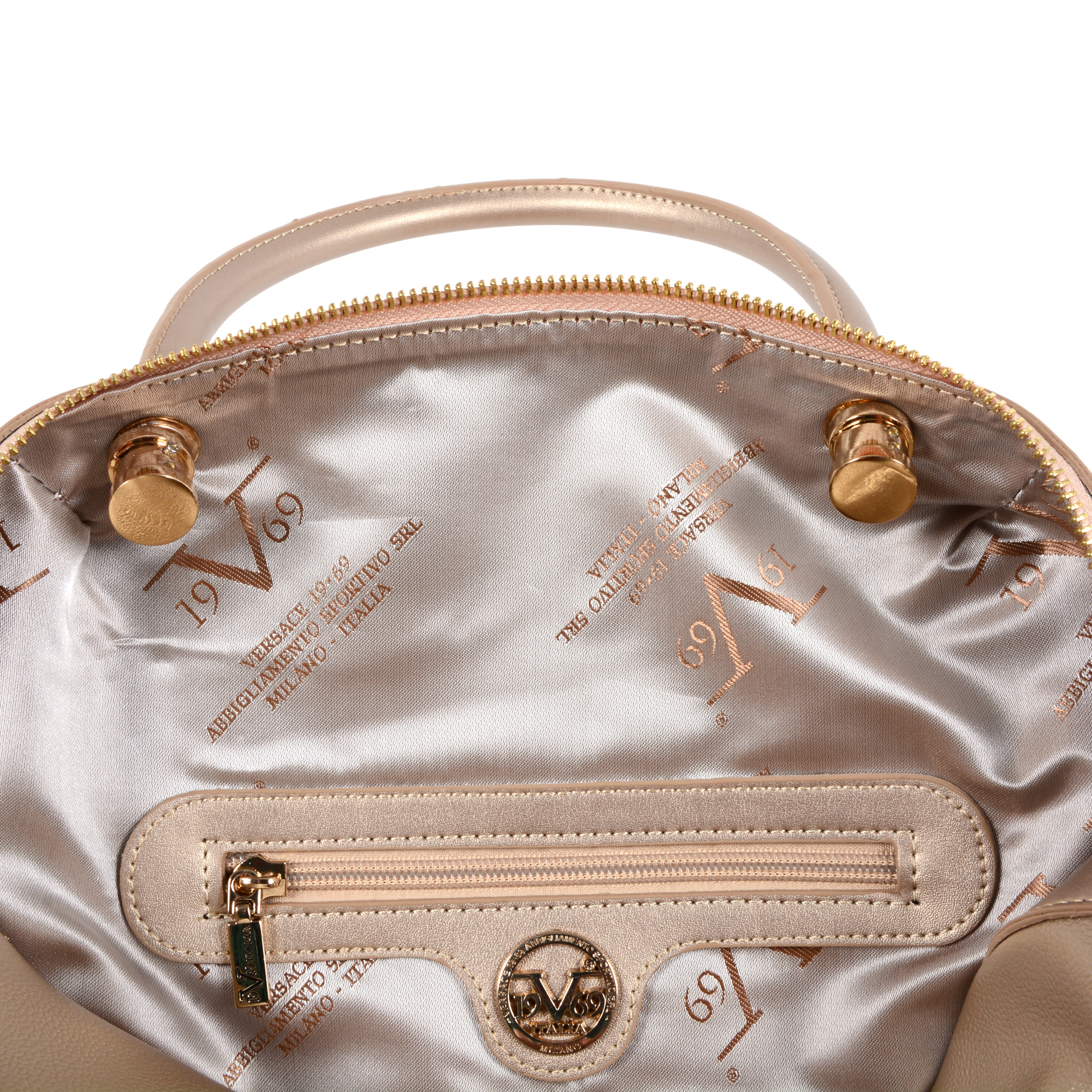 V 1969 Italia Womens Handbag Gold TALLIN