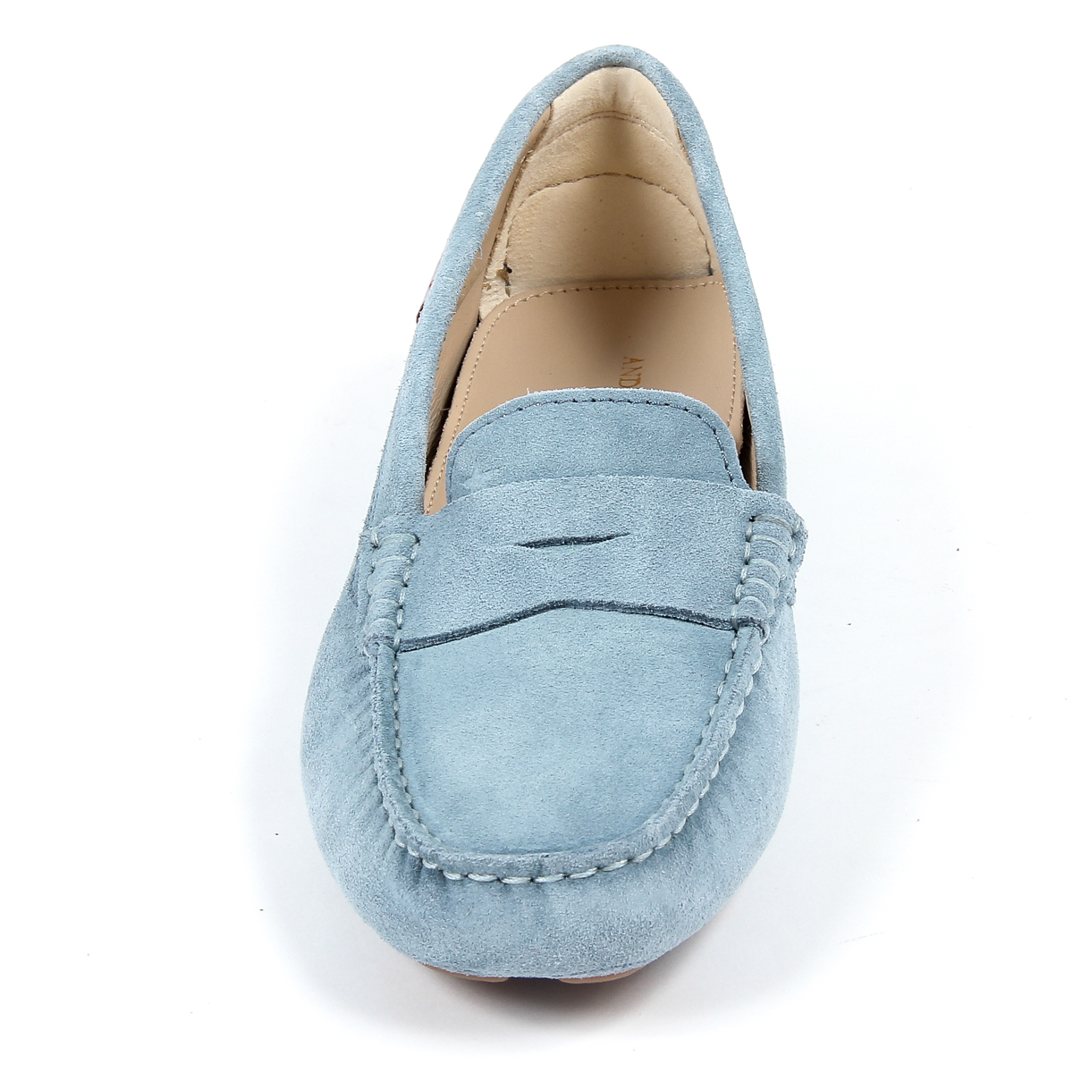 Andrew Charles Mocasín para mujer Azul Claro MAX