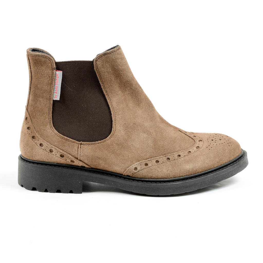 Andrew Charles Mens Ankle Boot Taupe BOB