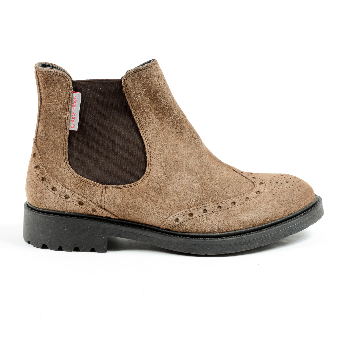 Andrew Charles Mens Ankle Boot Taupe BOB