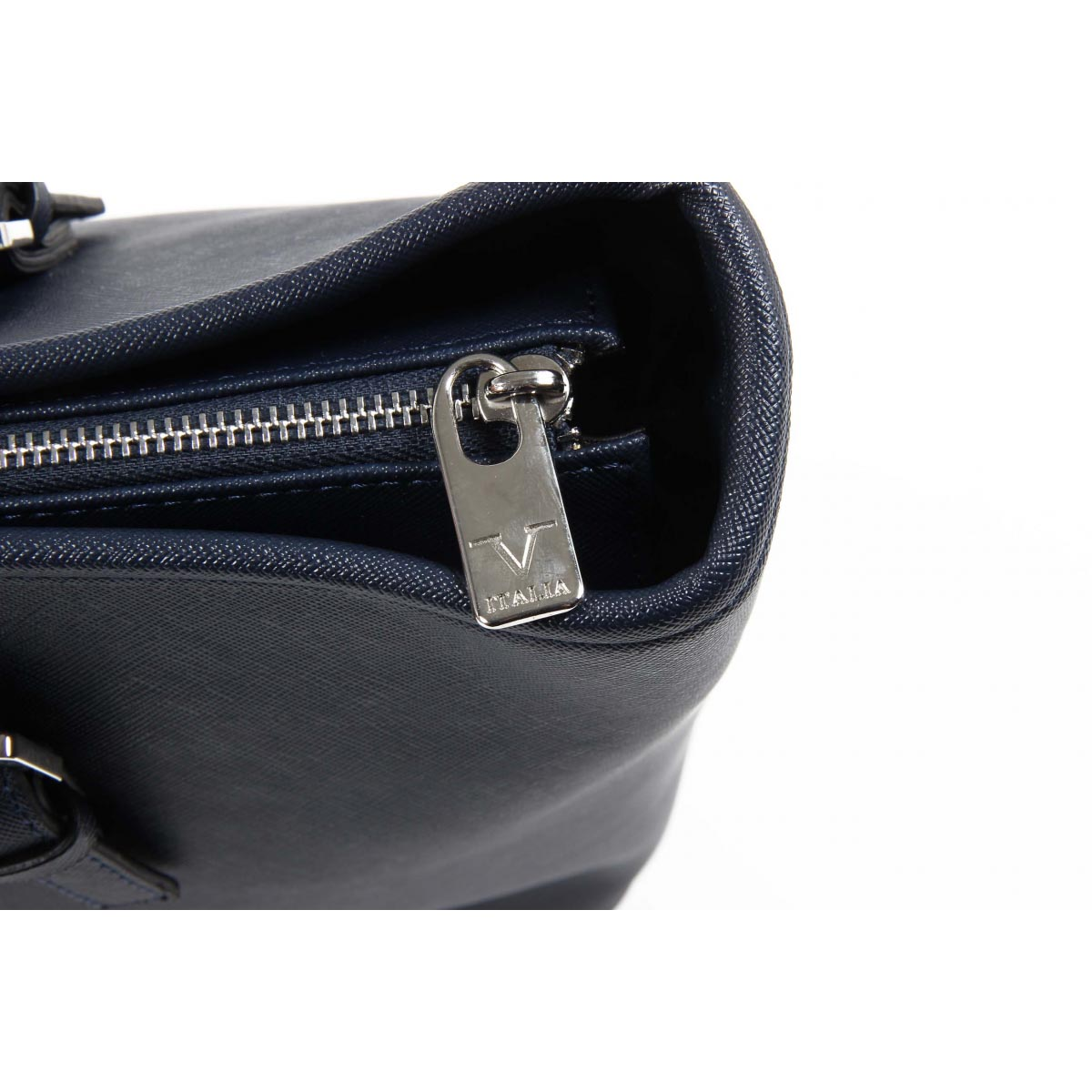 Bolso de mano para mujer V 1969 Italia VE010 AZUL MARINO