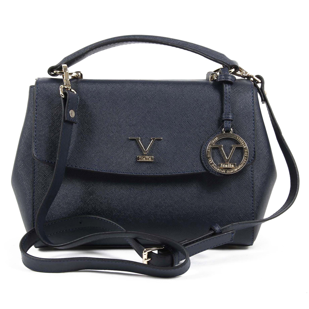 Bolso de mano para mujer V 1969 Italia VE09 AZUL MARINO